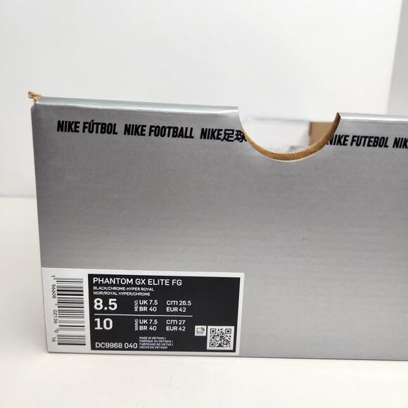 Nike Phantom GX Elite Black Game Royal Size 8.5 Men / Size 10 Women Soccer Cleat main image 5